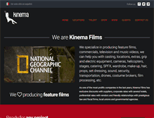 Tablet Screenshot of kinema.com.mx