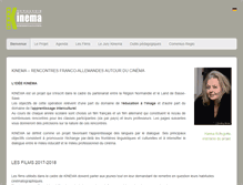 Tablet Screenshot of kinema.fr